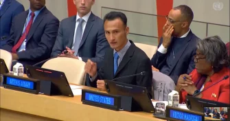 سخنرانی آرتمیس اکبری در شورای امنیت سازمان ملل متحد